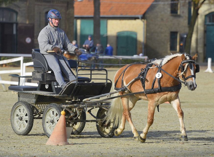 Niclas Boy -Überprüfung der Fahranlage in Warendorf